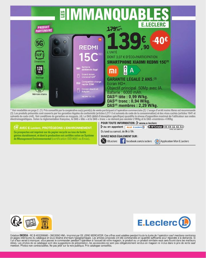 Catalogue E. Leclerc 14.04.2026 - 25.04.2026