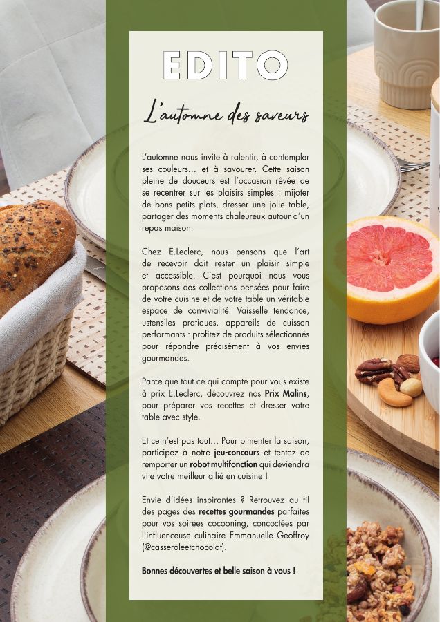 Catalogue E. Leclerc 02.09.2025 - 29.11.2025