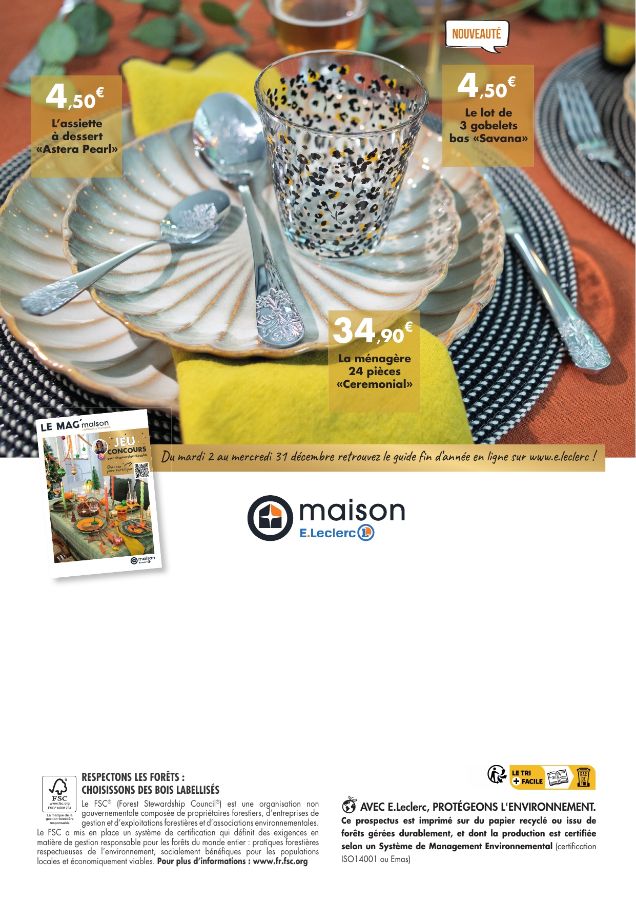 Catalogue E. Leclerc 02.09.2025 - 29.11.2025