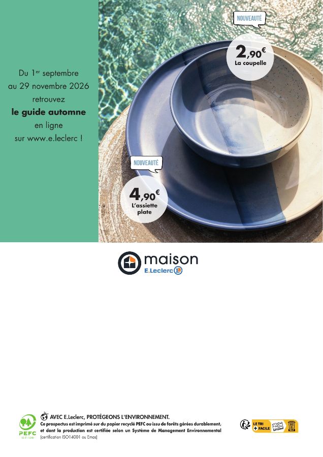 Catalogue E. Leclerc 02.06.2026 - 30.08.2026