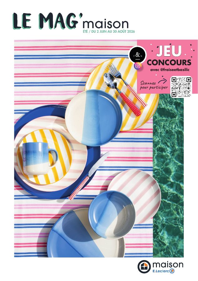 Catalogue E. Leclerc - GUIDE COLLECTION VERALEC ETE 2026 2 juin 2026 - 30 août 2026