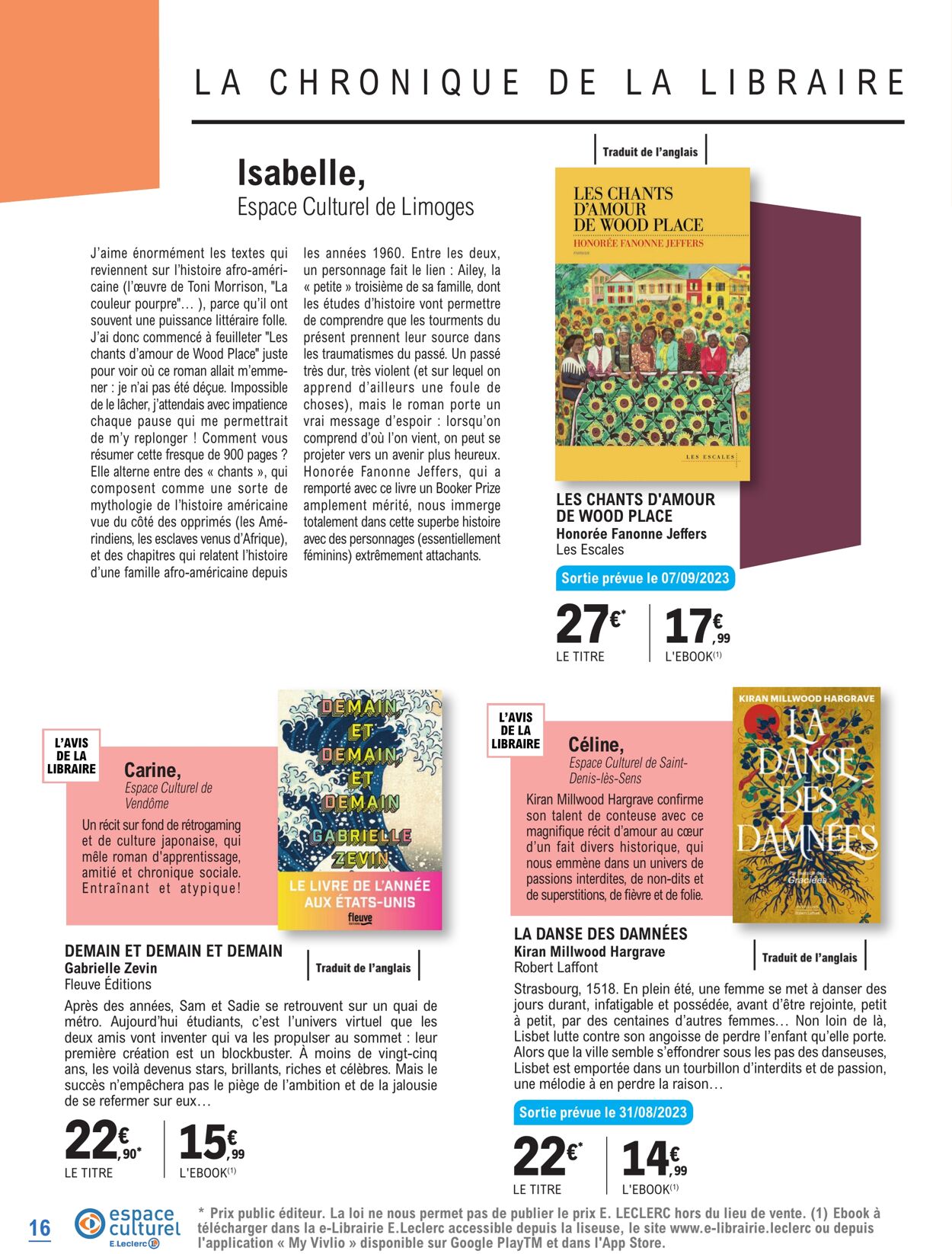 Catalogue E. Leclerc 29.08.2023 - 21.10.2023