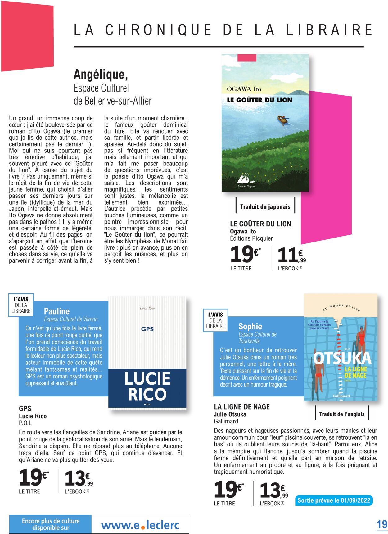 Catalogue E. Leclerc 30.08.2022 - 22.10.2022