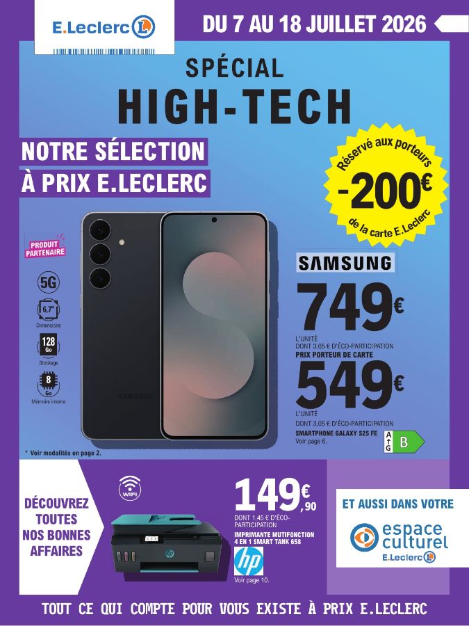 Catalogue E. Leclerc 07.07.2026 - 18.07.2026