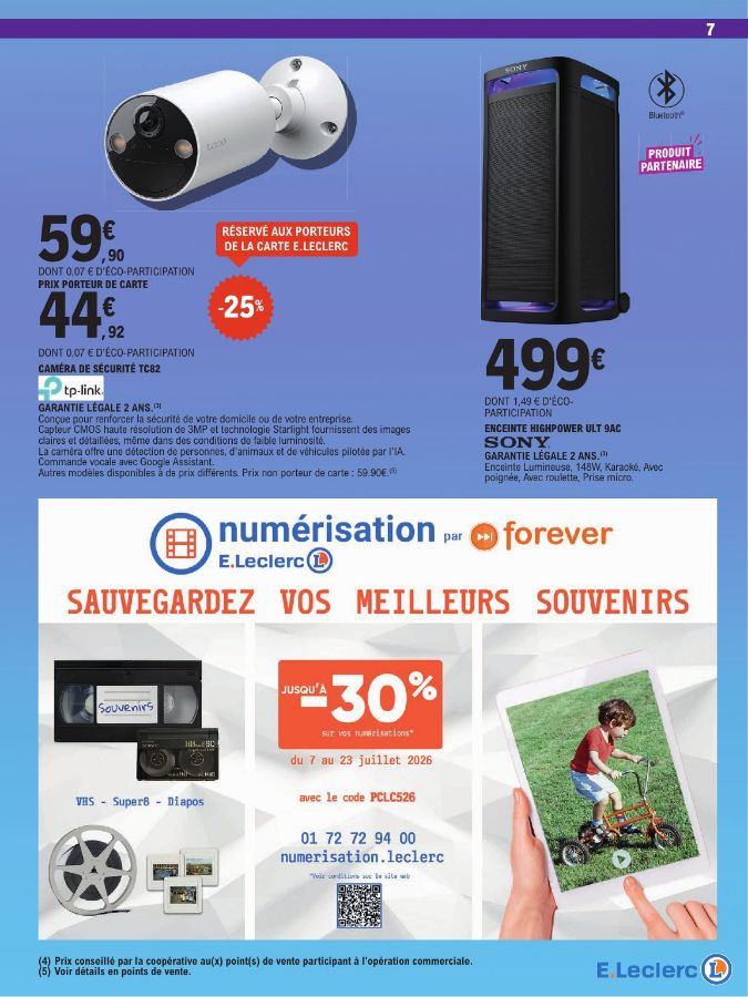Catalogue E. Leclerc 07.07.2026 - 18.07.2026