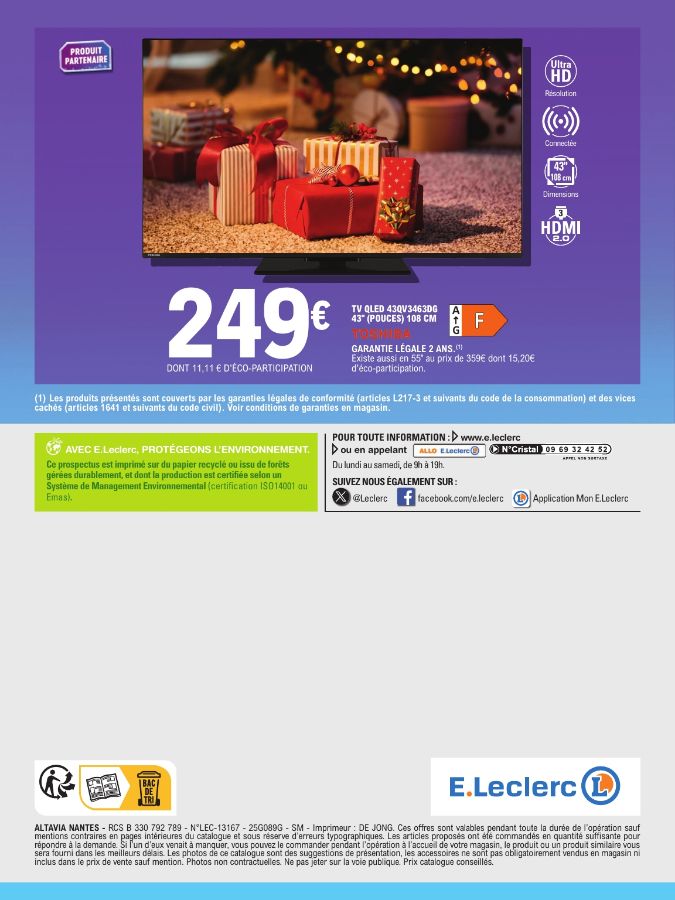 Catalogue E. Leclerc 02.12.2025 - 24.12.2025