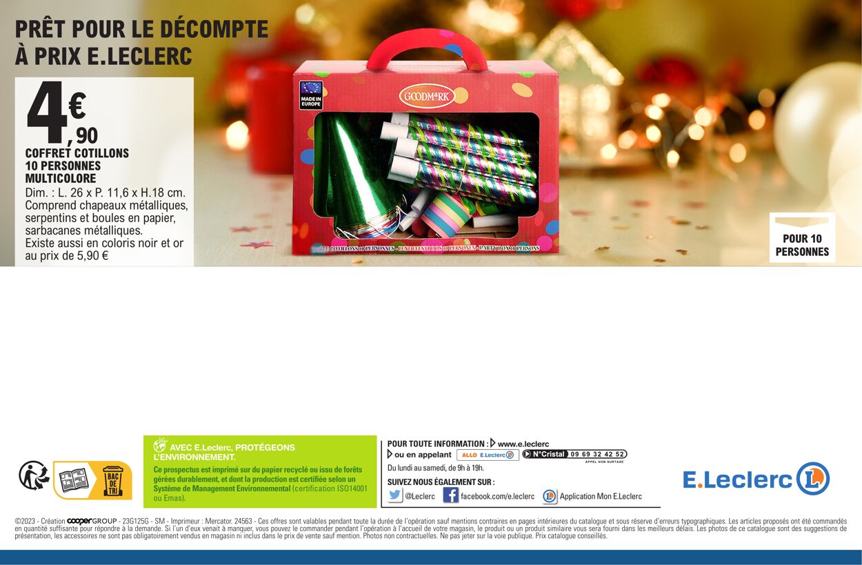 Catalogue E. Leclerc 12.12.2023 - 24.12.2023