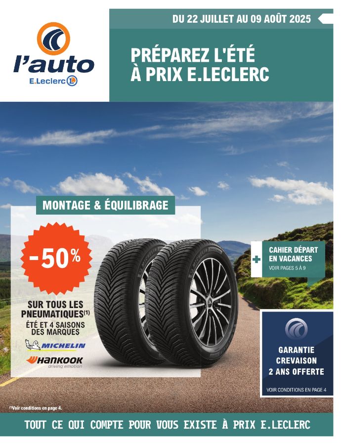 Catalogue E. Leclerc 22.07.2025 - 09.08.2025