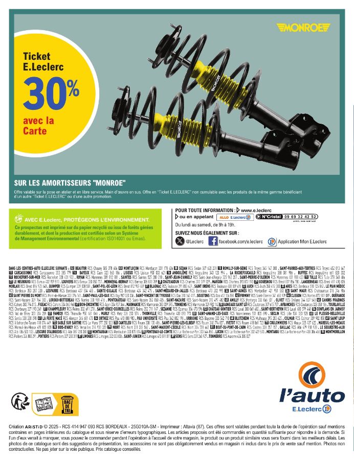 Catalogue E. Leclerc 22.07.2025 - 09.08.2025