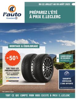 Catalogue E. Leclerc 22.07.2025 - 09.08.2025