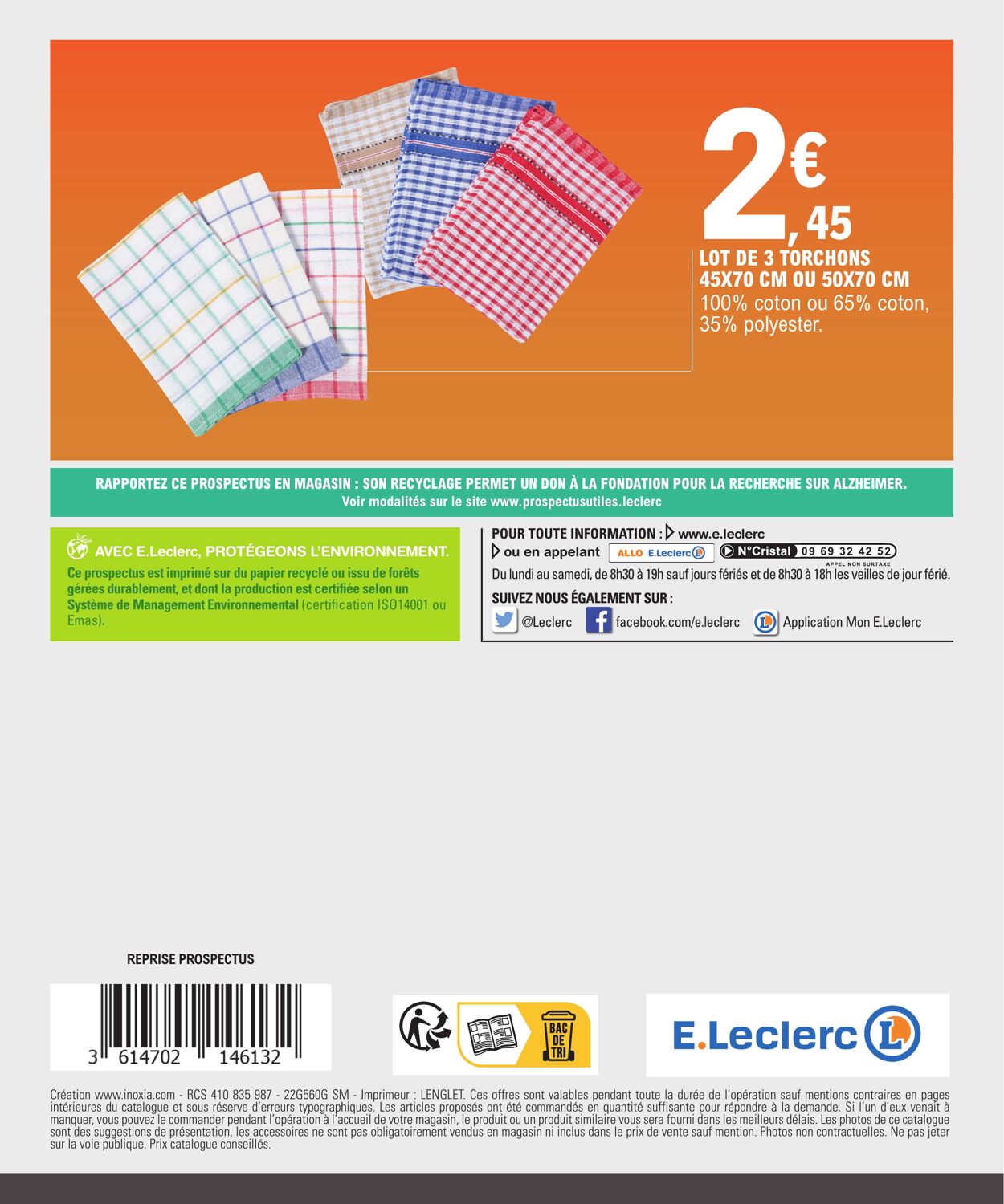 Catalogue E. Leclerc 20.09.2022 - 01.10.2022