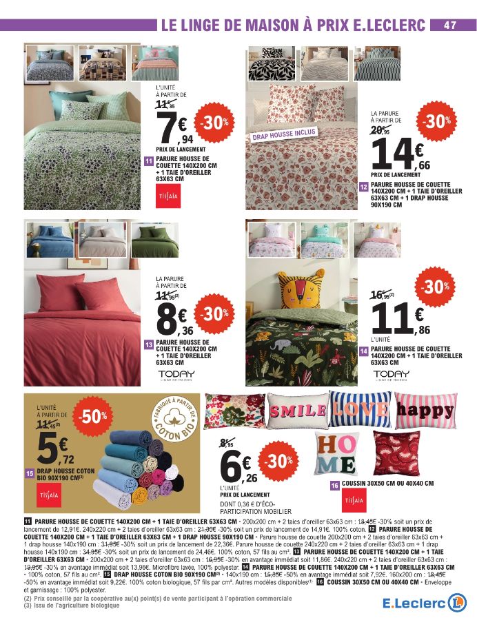 Catalogue E. Leclerc 28.07.2026 - 29.08.2026