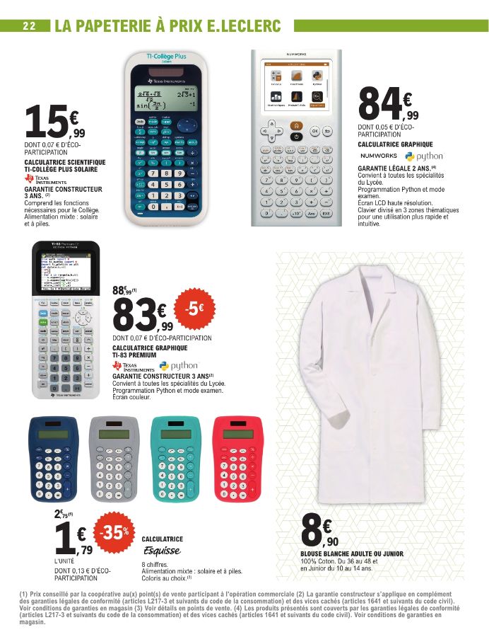 Catalogue E. Leclerc 28.07.2026 - 29.08.2026