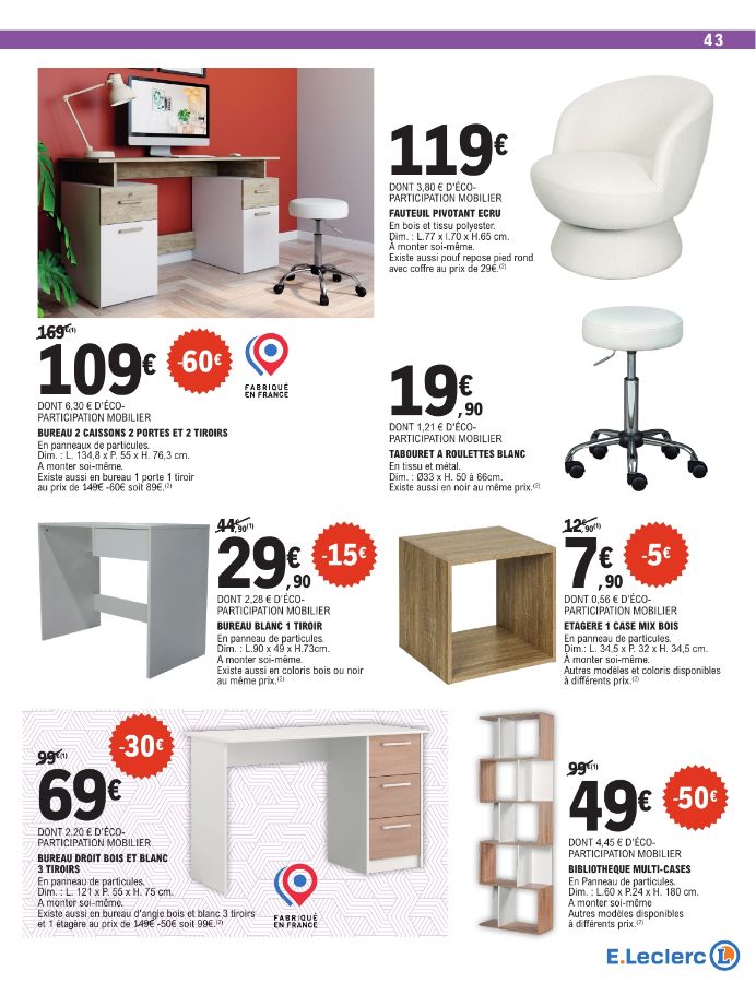 Catalogue E. Leclerc 28.07.2026 - 29.08.2026