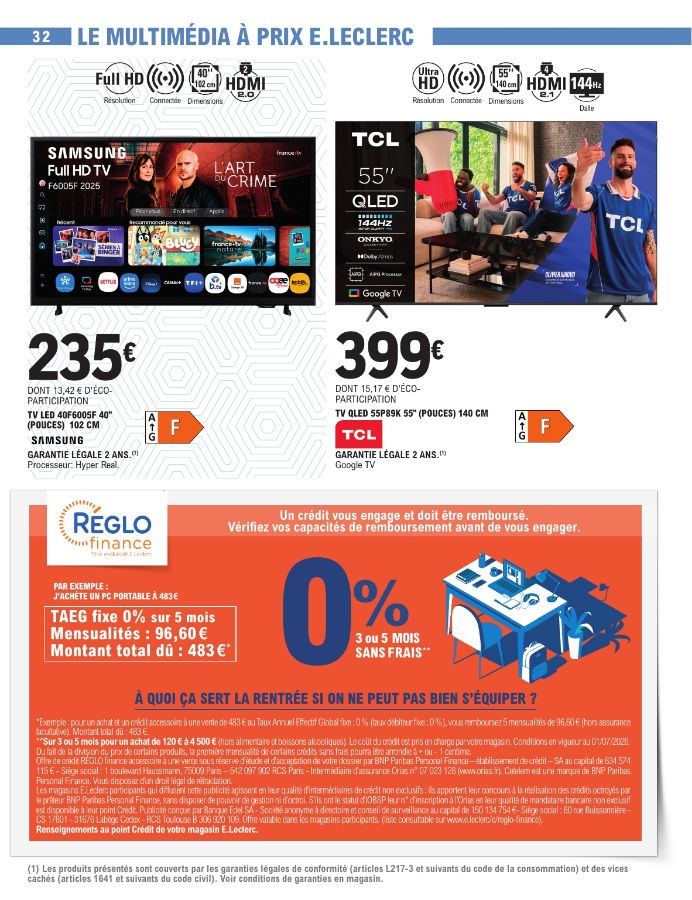Catalogue E. Leclerc 28.07.2026 - 29.08.2026