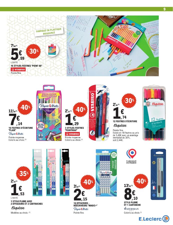 Catalogue E. Leclerc 28.07.2026 - 29.08.2026