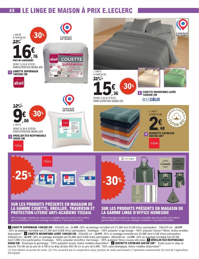 Catalogue E. Leclerc 28.07.2026 - 29.08.2026