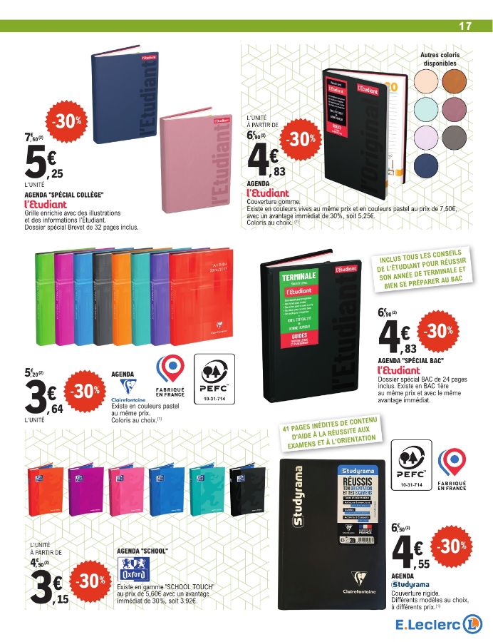 Catalogue E. Leclerc 28.07.2026 - 29.08.2026