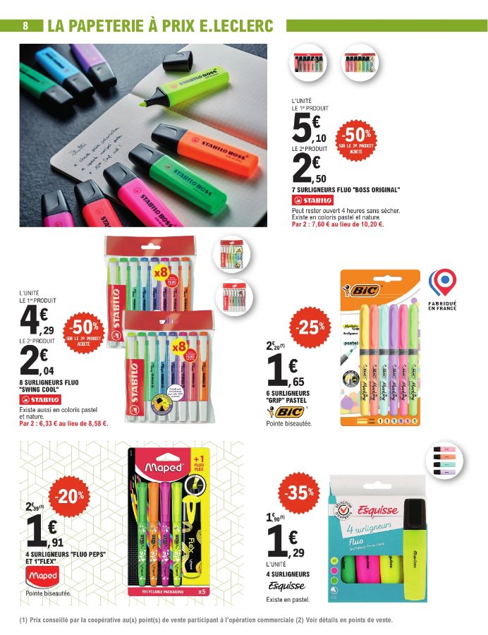 Catalogue E. Leclerc 28.07.2026 - 29.08.2026
