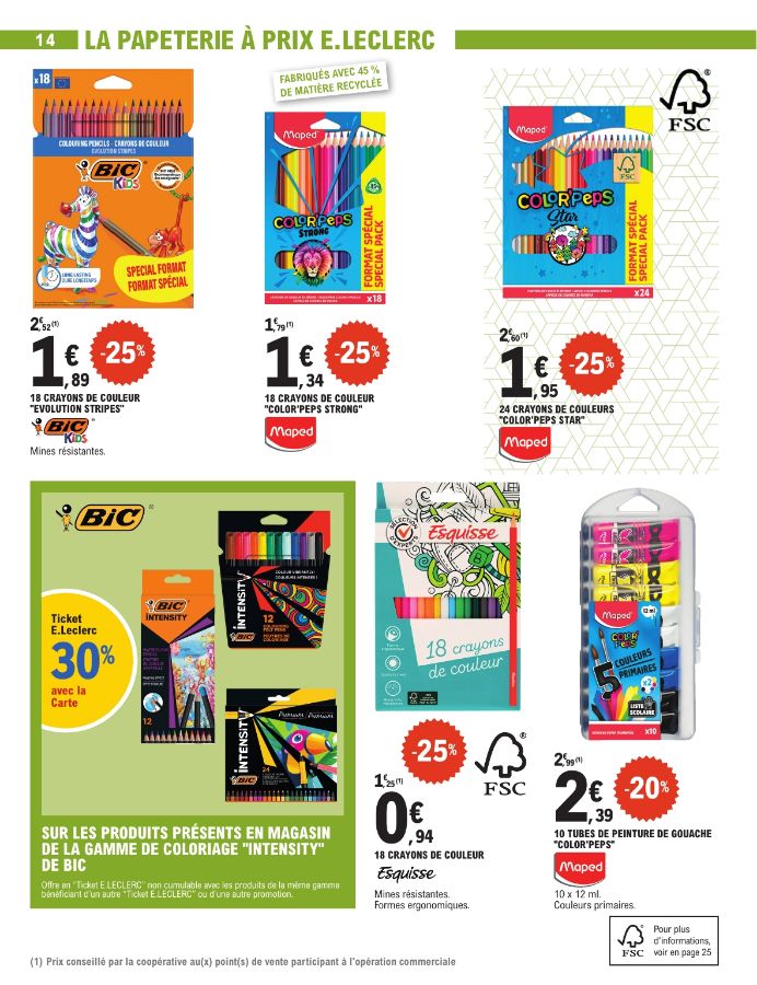 Catalogue E. Leclerc 28.07.2026 - 29.08.2026