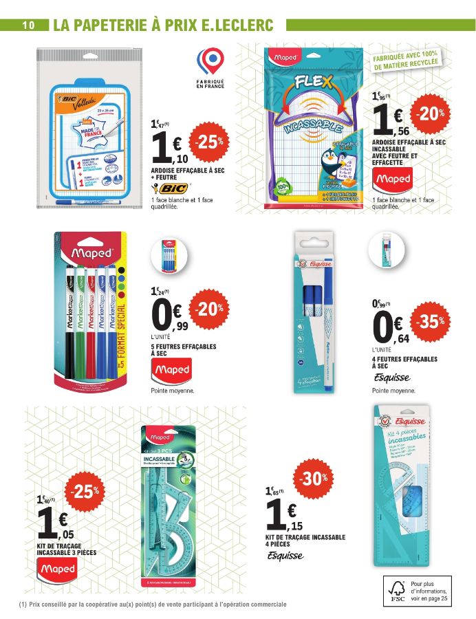 Catalogue E. Leclerc 28.07.2026 - 29.08.2026