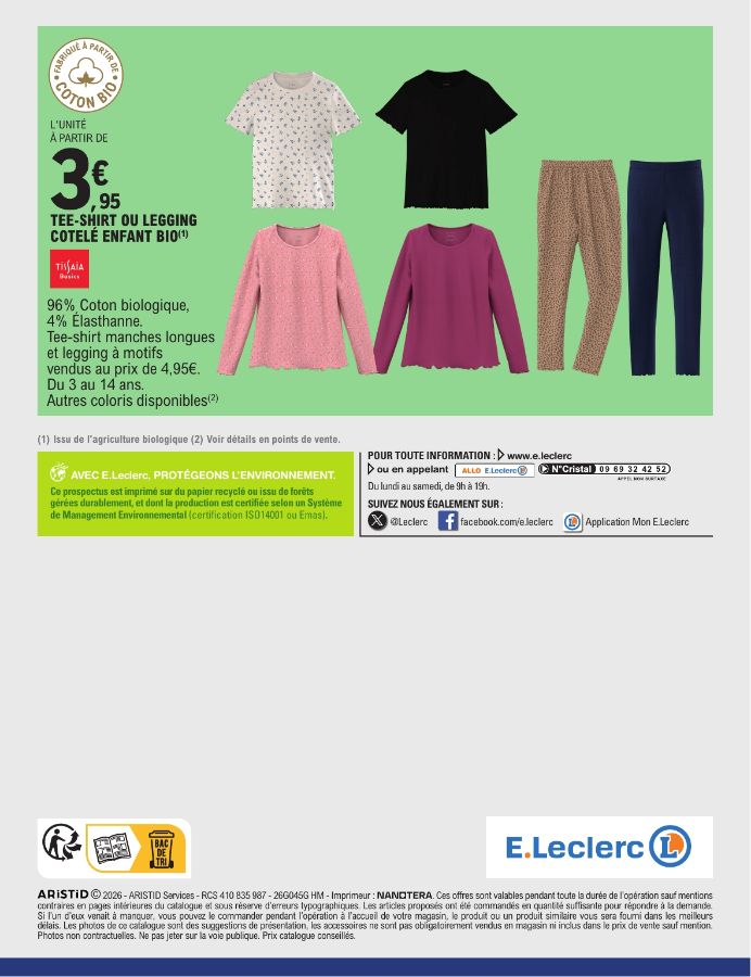 Catalogue E. Leclerc 28.07.2026 - 29.08.2026