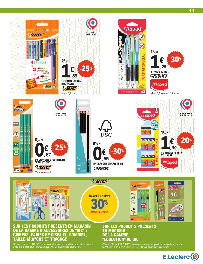 Catalogue E. Leclerc 28.07.2026 - 29.08.2026