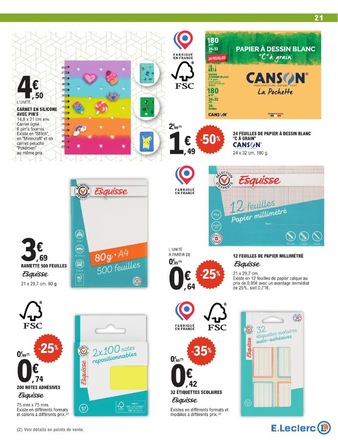 Catalogue E. Leclerc 28.07.2026 - 29.08.2026