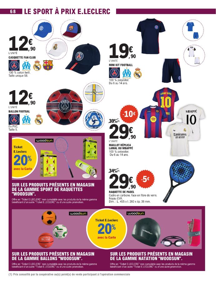 Catalogue E. Leclerc 28.07.2026 - 29.08.2026