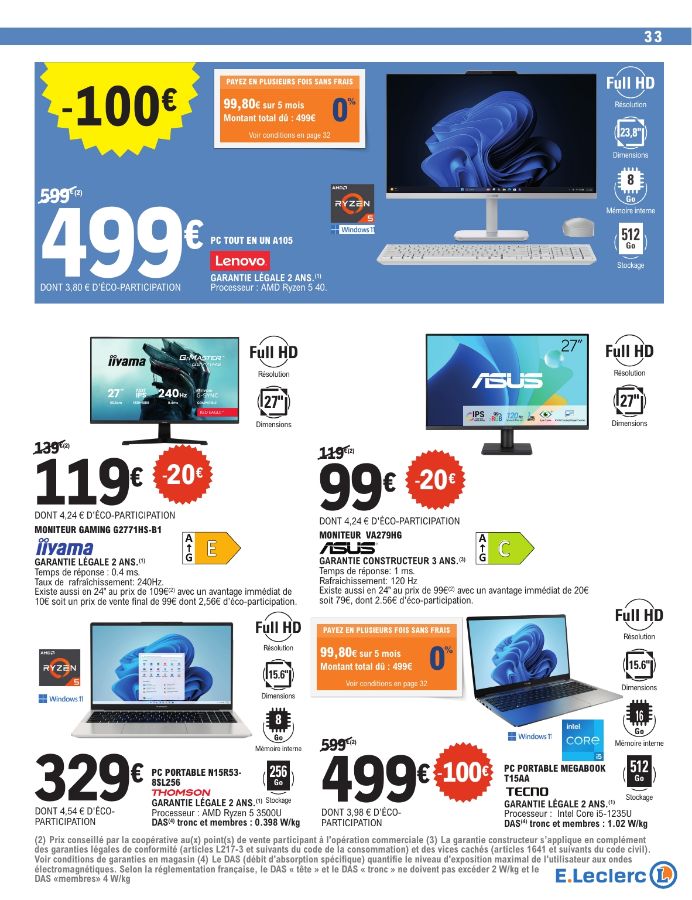 Catalogue E. Leclerc 28.07.2026 - 29.08.2026