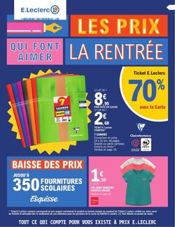 Catalogue E. Leclerc 28.07.2026 - 29.08.2026