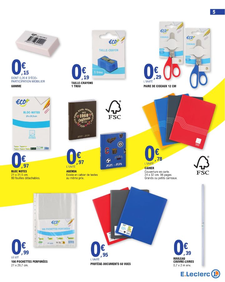 Catalogue E. Leclerc 29.07.2025 - 06.09.2025