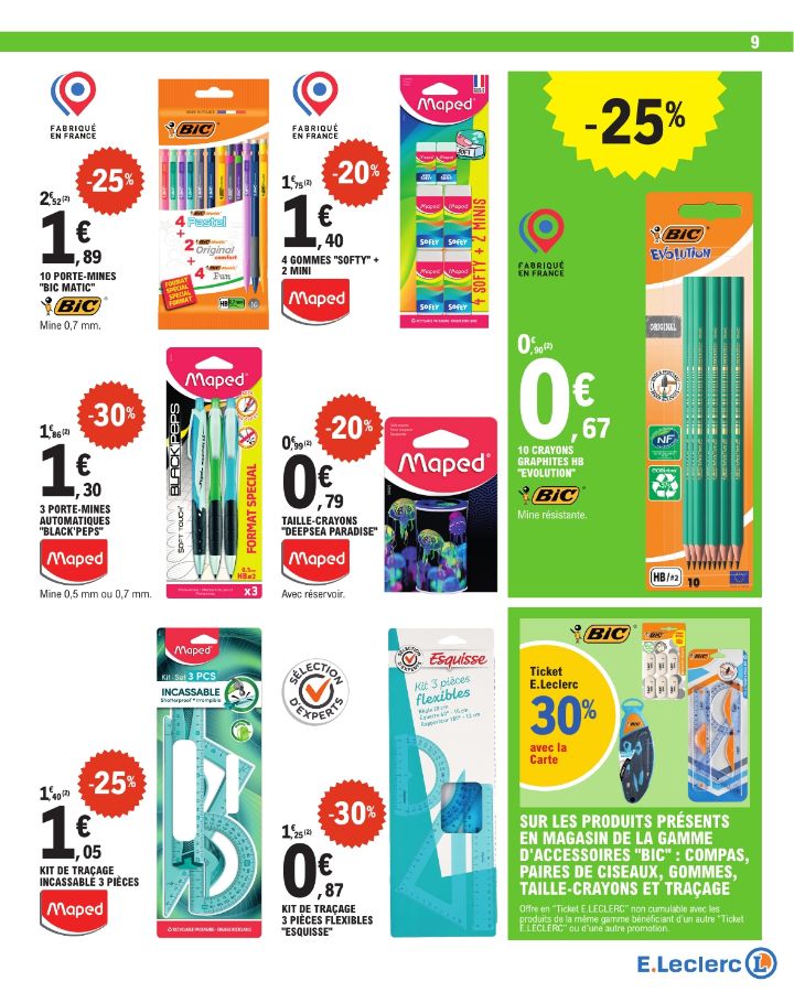 Catalogue E. Leclerc 29.07.2025 - 06.09.2025