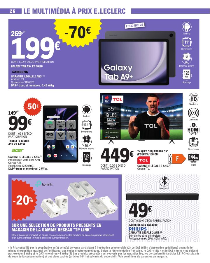 Catalogue E. Leclerc 29.07.2025 - 06.09.2025