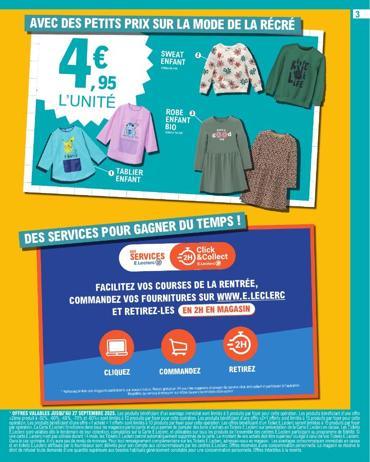 Catalogue E. Leclerc 29.07.2025 - 06.09.2025