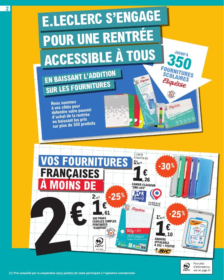 Catalogue E. Leclerc 29.07.2025 - 06.09.2025