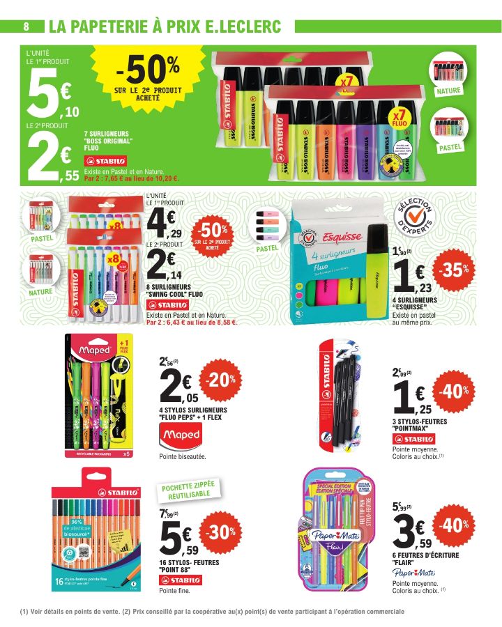 Catalogue E. Leclerc 29.07.2025 - 06.09.2025
