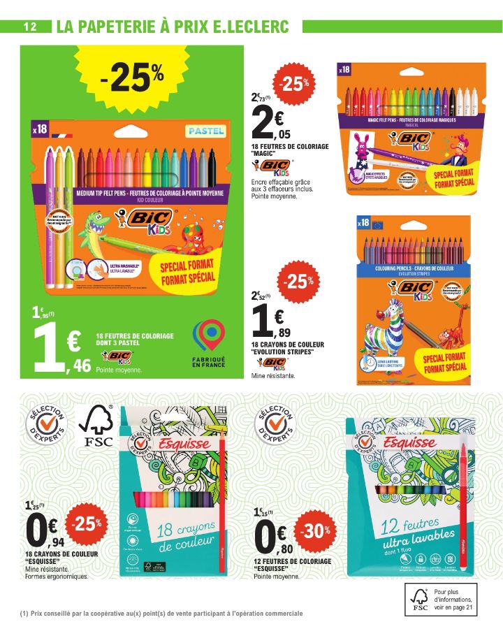 Catalogue E. Leclerc 29.07.2025 - 06.09.2025