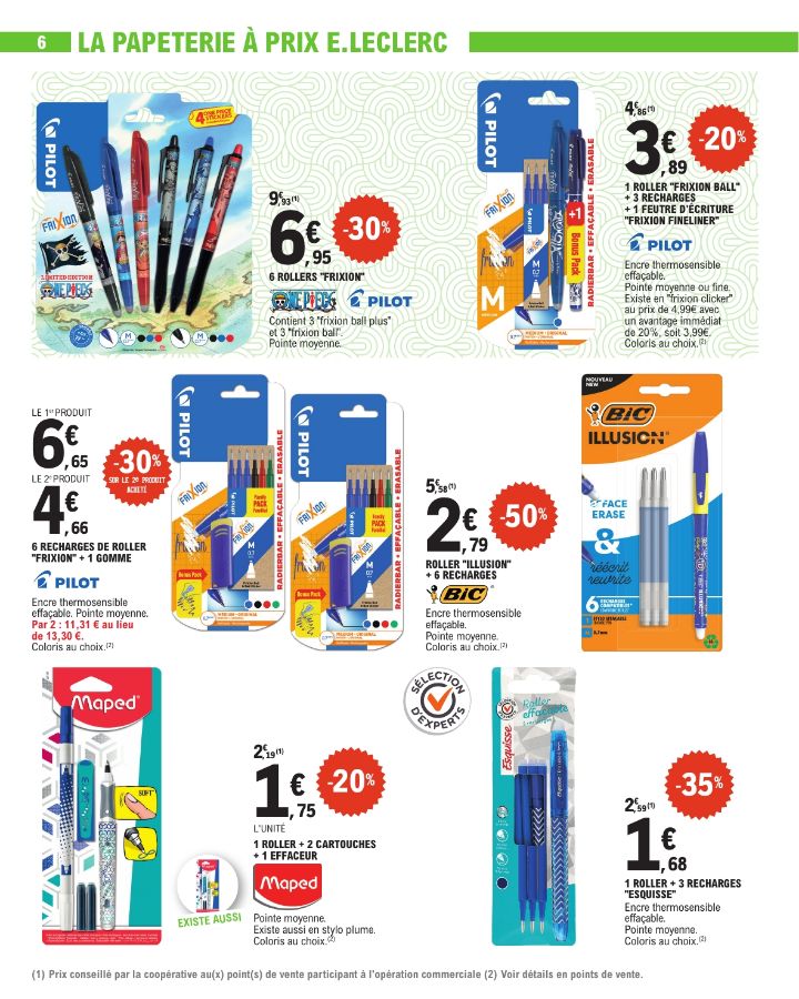 Catalogue E. Leclerc 29.07.2025 - 06.09.2025