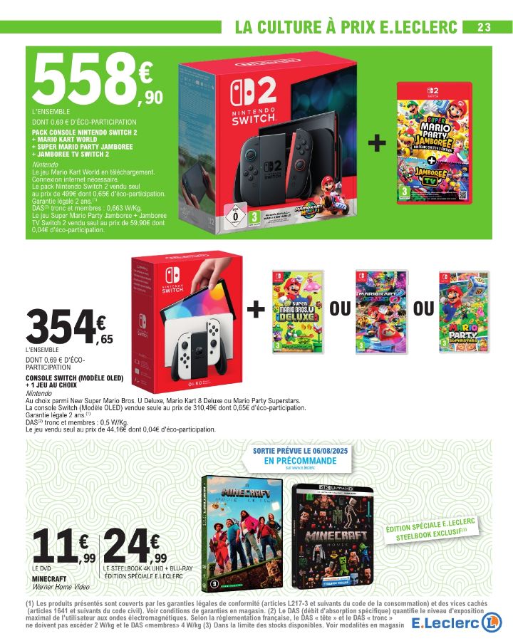 Catalogue E. Leclerc 29.07.2025 - 06.09.2025