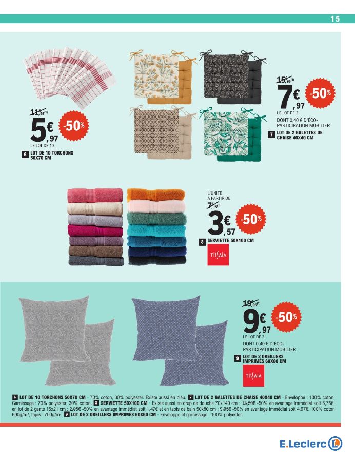 Catalogue E. Leclerc 25.06.2025 - 22.07.2025