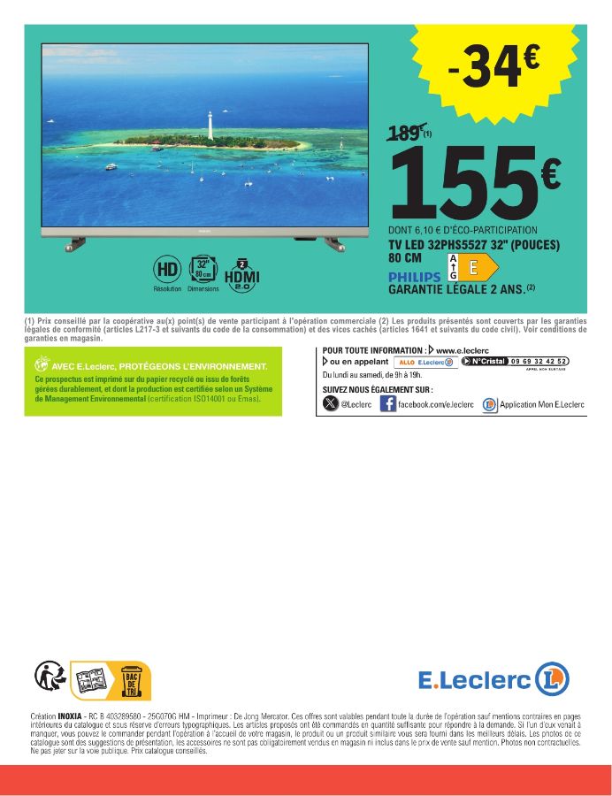 Catalogue E. Leclerc 25.06.2025 - 22.07.2025