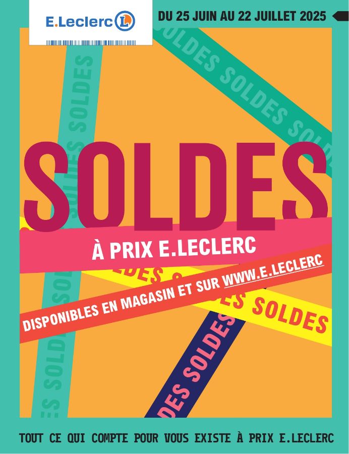 Catalogue E. Leclerc 25.06.2025 - 22.07.2025