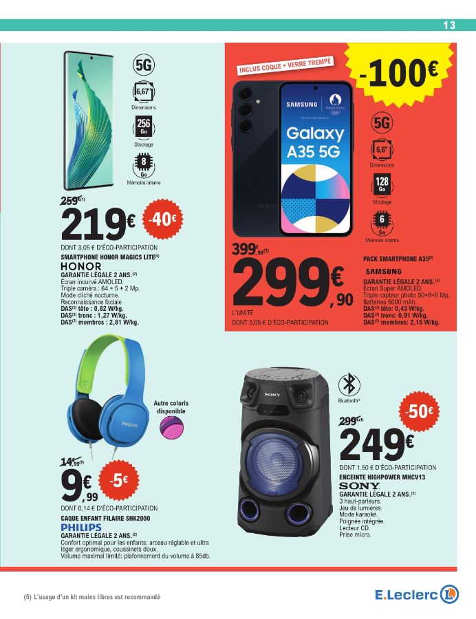 Catalogue E. Leclerc 25.06.2025 - 22.07.2025