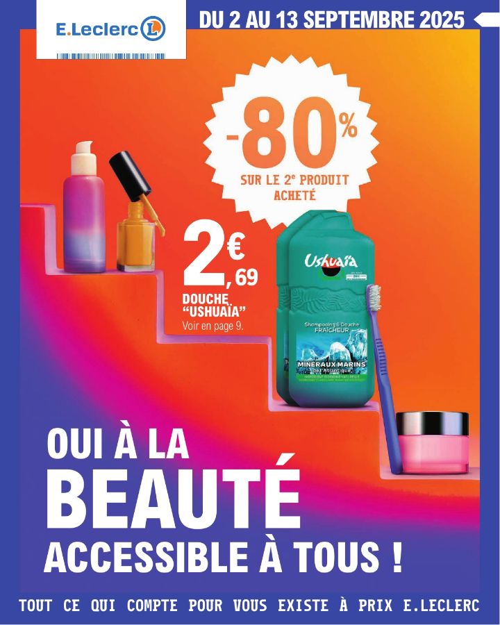 Catalogue E. Leclerc 02.09.2025 - 13.09.2025