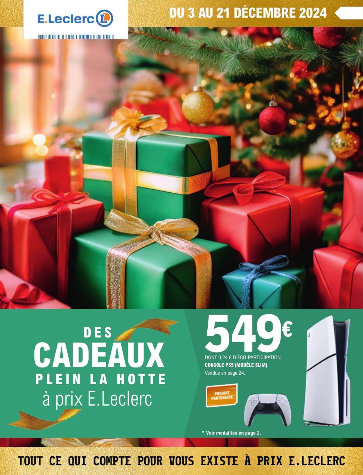 Catalogue E. Leclerc - SPECIAL CADEAUX 3 déc. 2024 - 21 déc. 2024