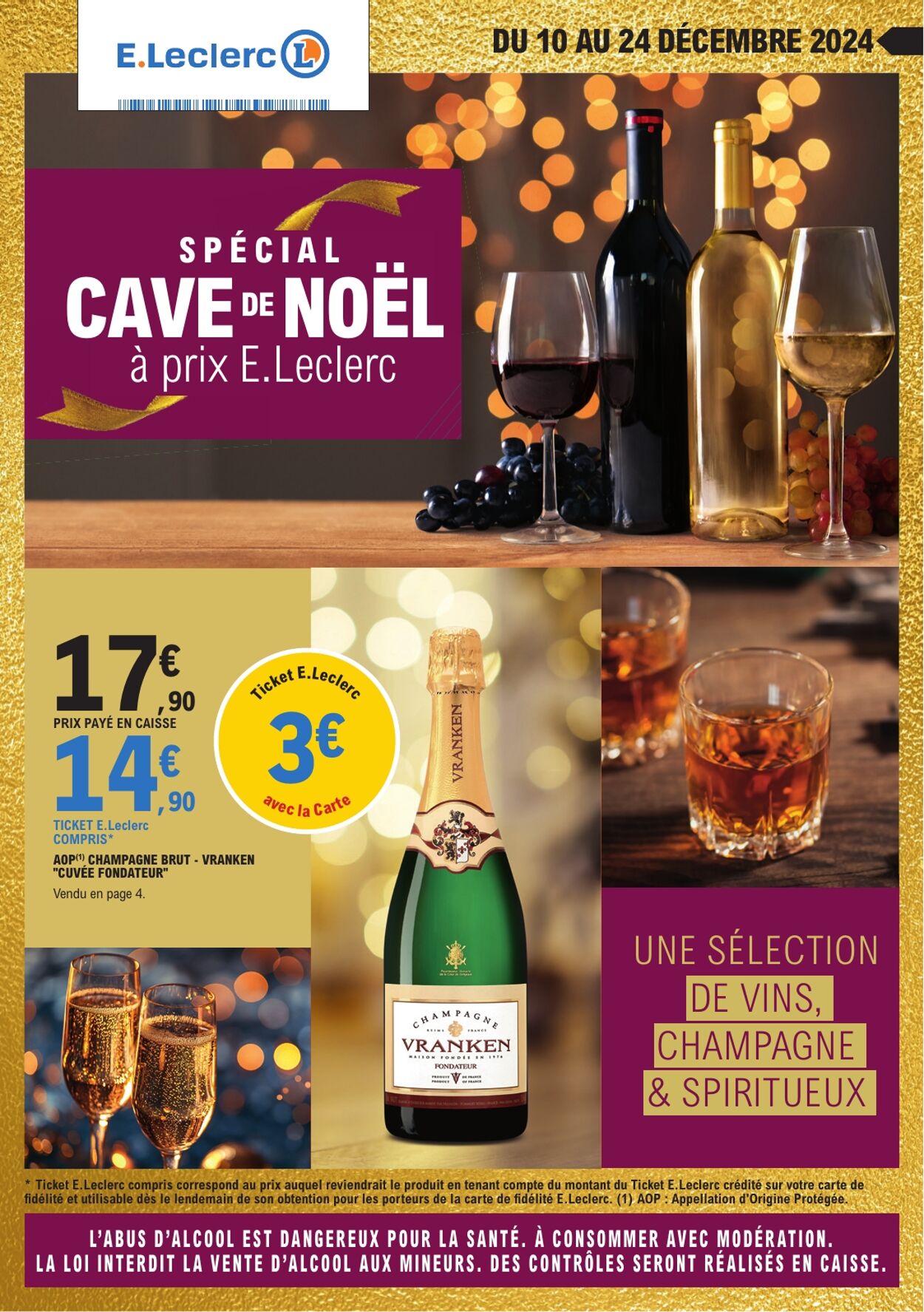 Catalogue E. Leclerc - SPECIAL CAVE DE NOEL 10 déc. 2024 - 24 déc. 2024