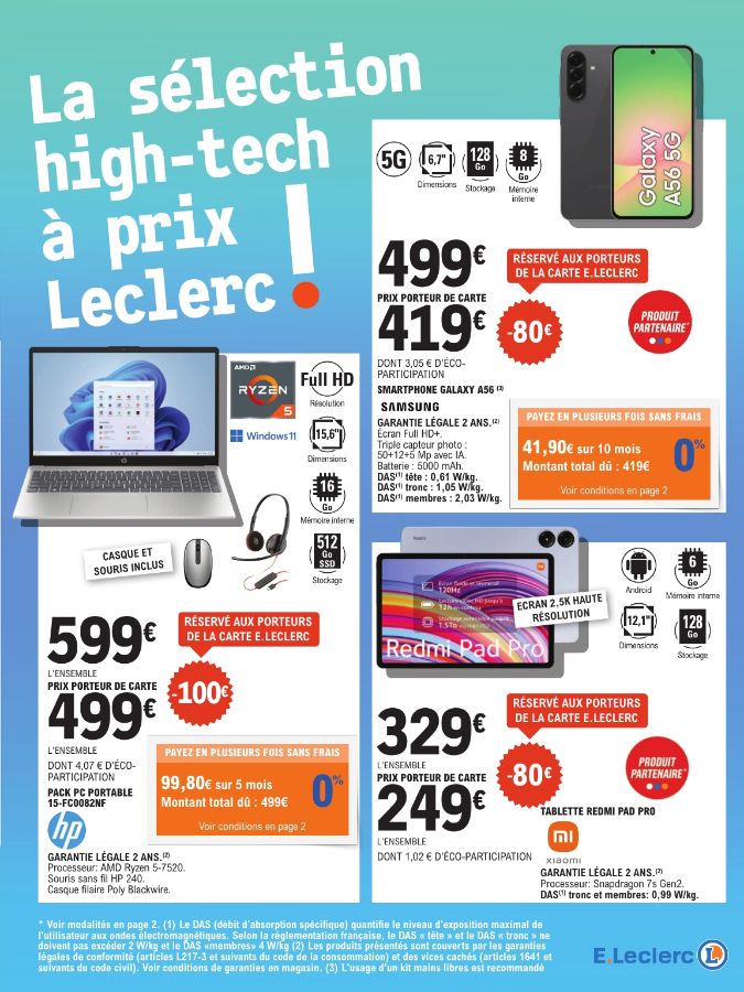 Catalogue E. Leclerc 08.07.2025 - 19.07.2025