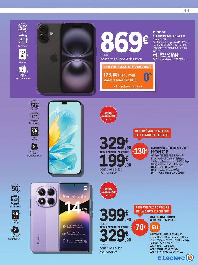 Catalogue E. Leclerc 08.07.2025 - 19.07.2025