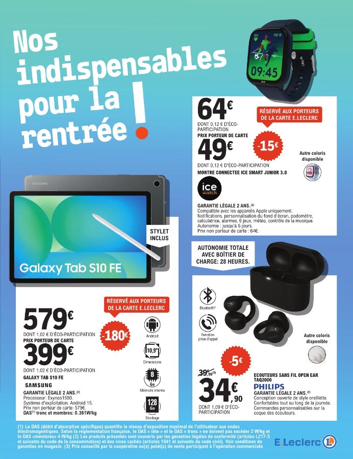 Catalogue E. Leclerc 12.08.2025 - 23.08.2025